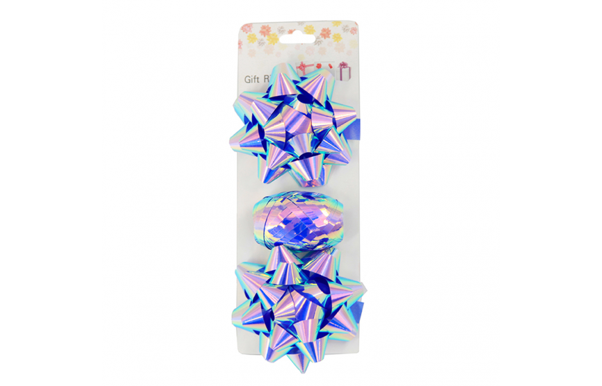 3.5in Star bow/ ribbon egg （2+1）combination