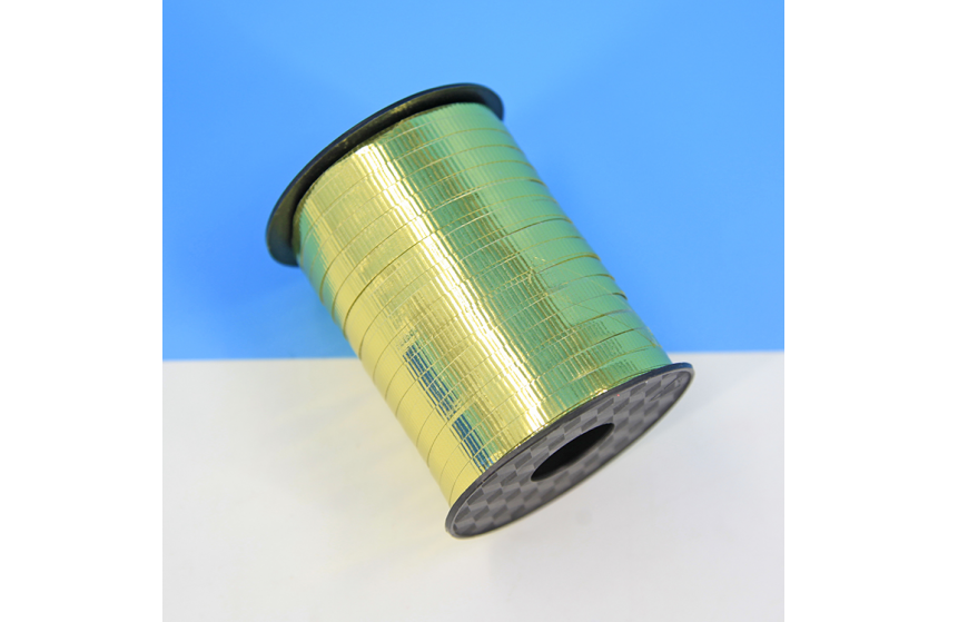 100y Metallic Ribbon Spool with crimped (5mm*100y)