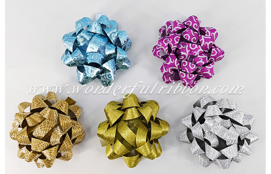 Special Glitter Ribbon Star Bow